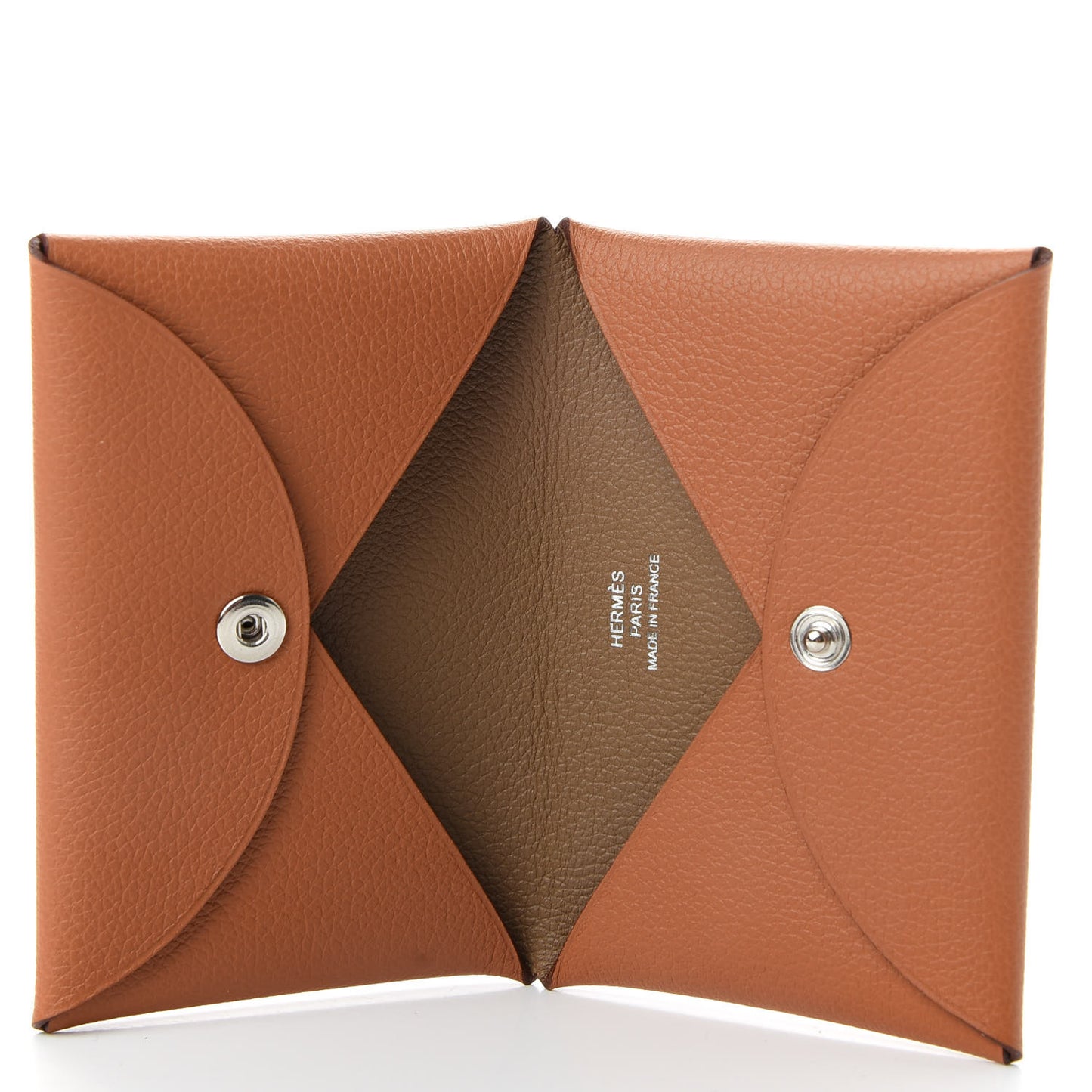 Evercolor Calvi Verso Card Case Gold Beige De Weimar