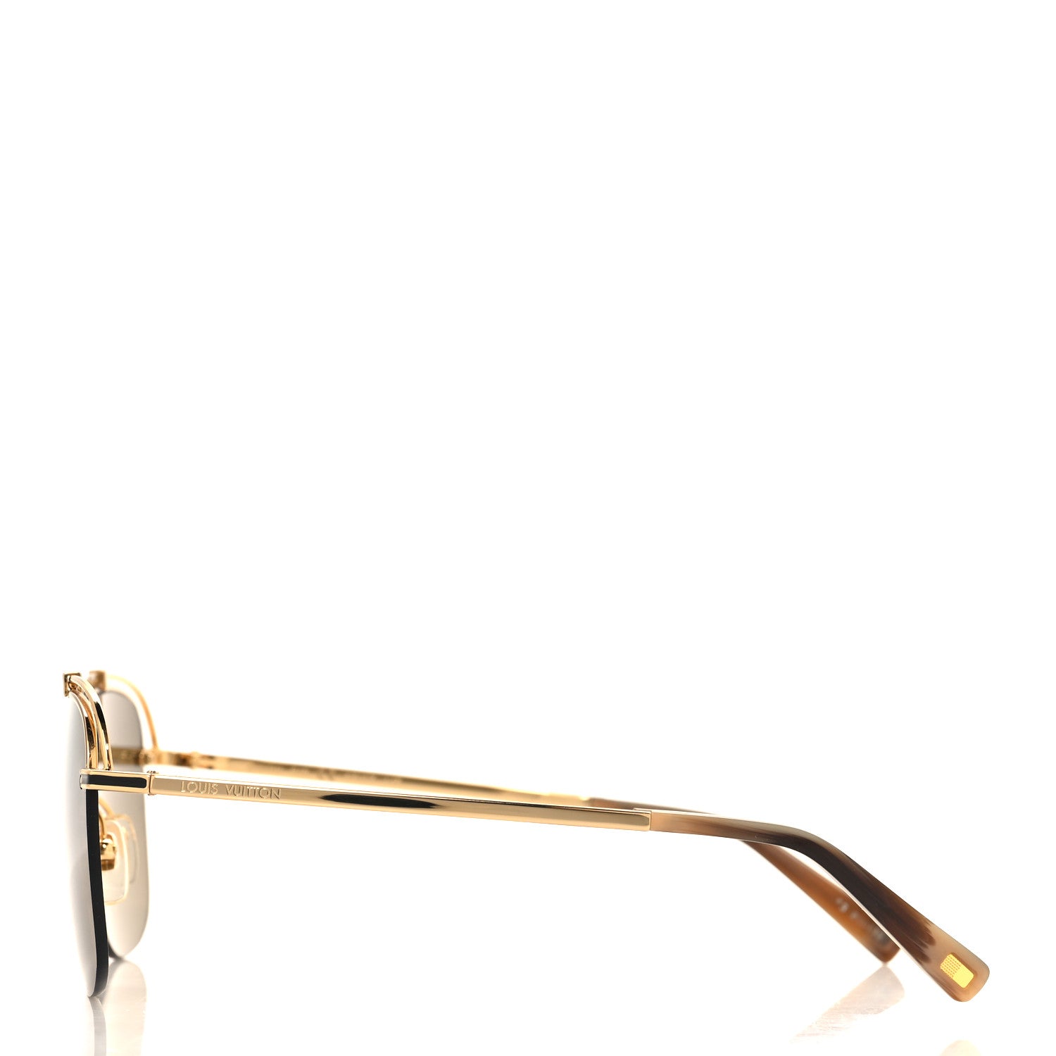 Louis Vuitton Metal LV Boarding Sunglasses Z2335W Gold 1657524