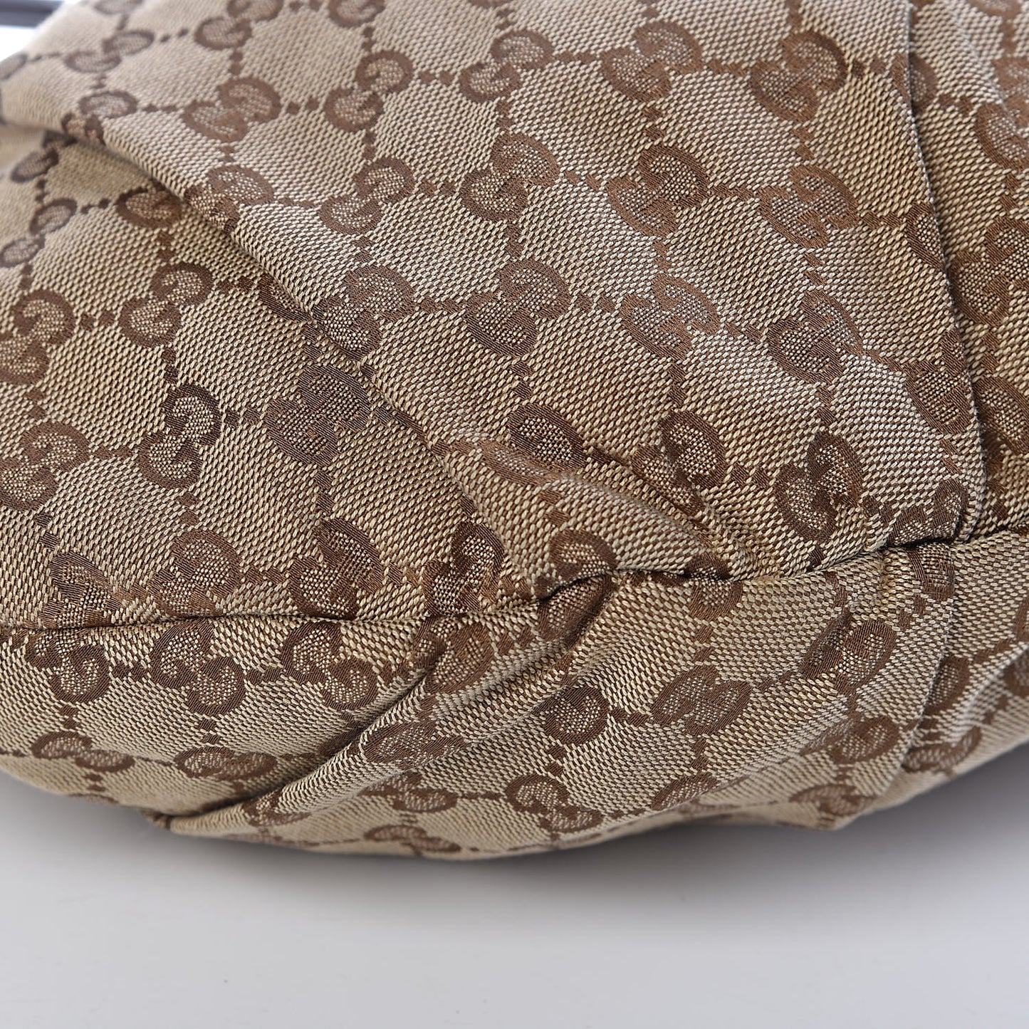 Monogram Studded Medium Pelham Tote Dark Brown