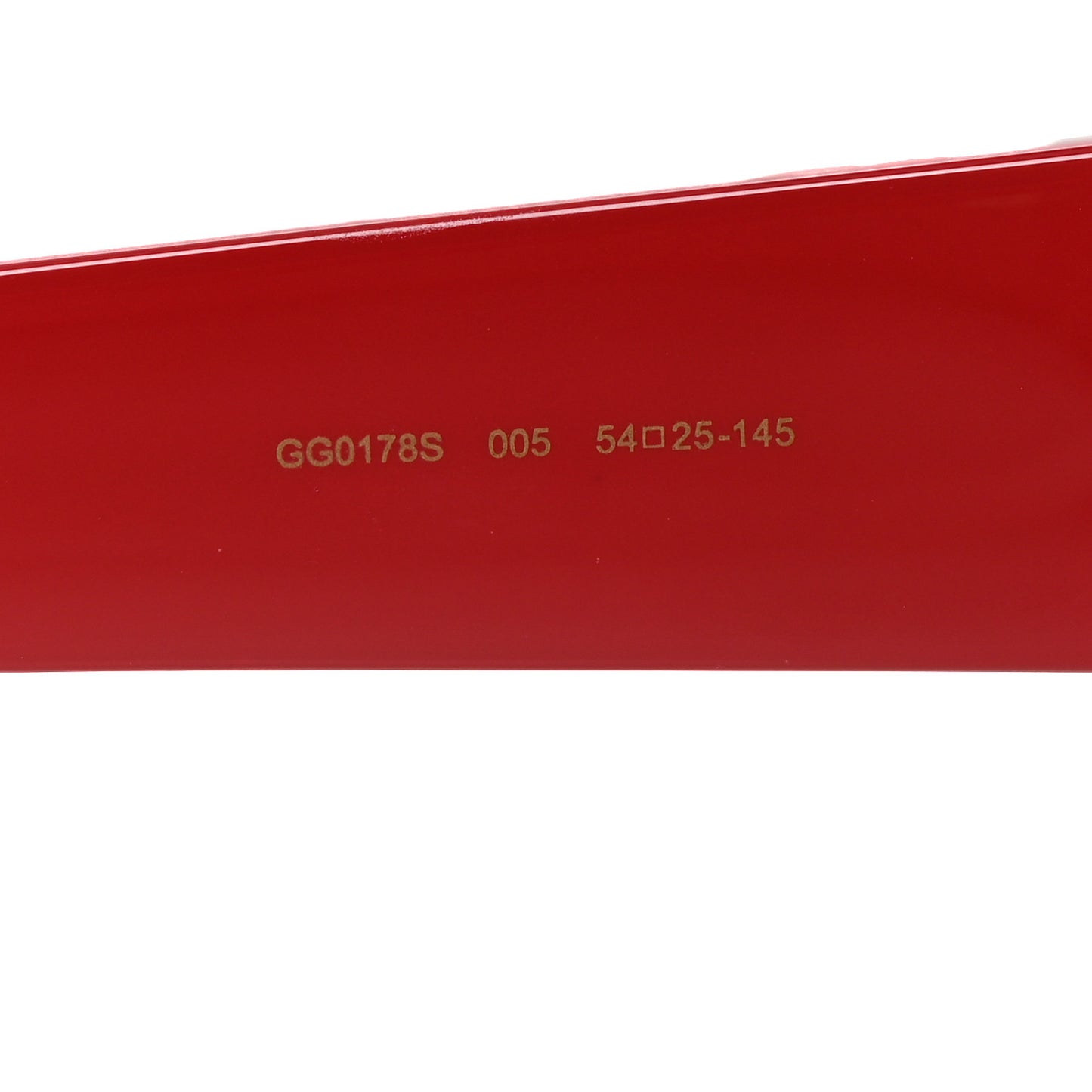 Square Web Frame GG0178S Sunglasses Red