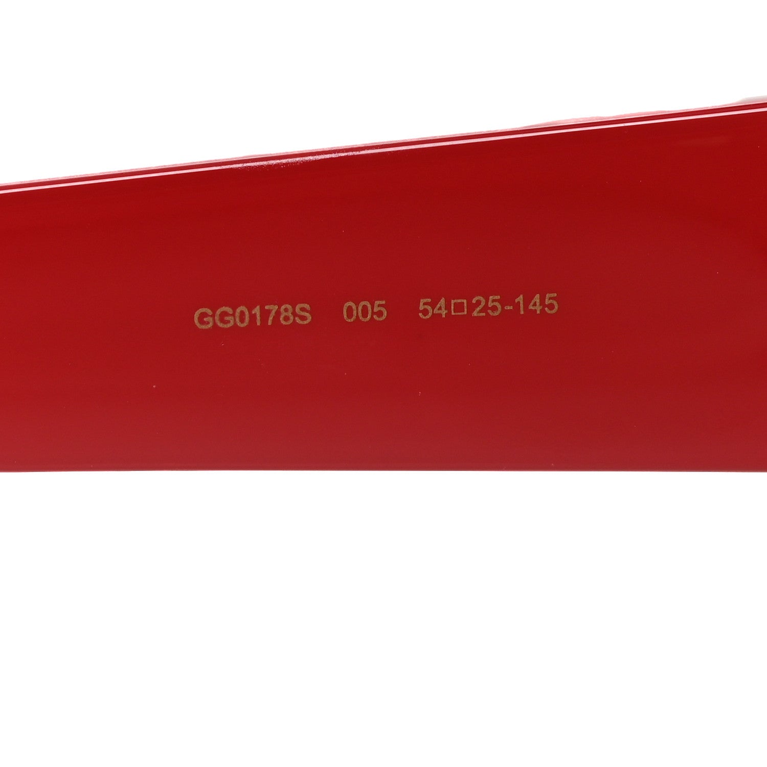 Gucci Square Web Frame GG0178S Sunglasses Red 6 of 7