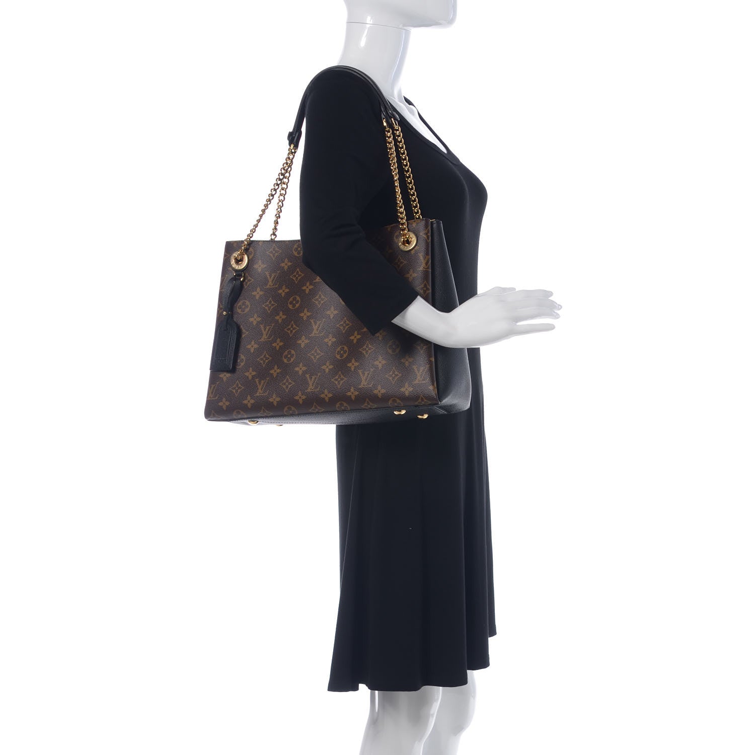 Louis Vuitton Monogram Surene MM Black 2 of 8