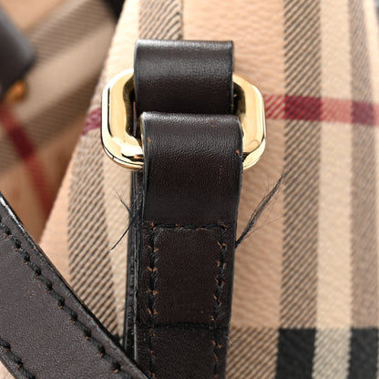 Burberry Haymarket Check Large Canterbury Tote Chocolate 15 of 17