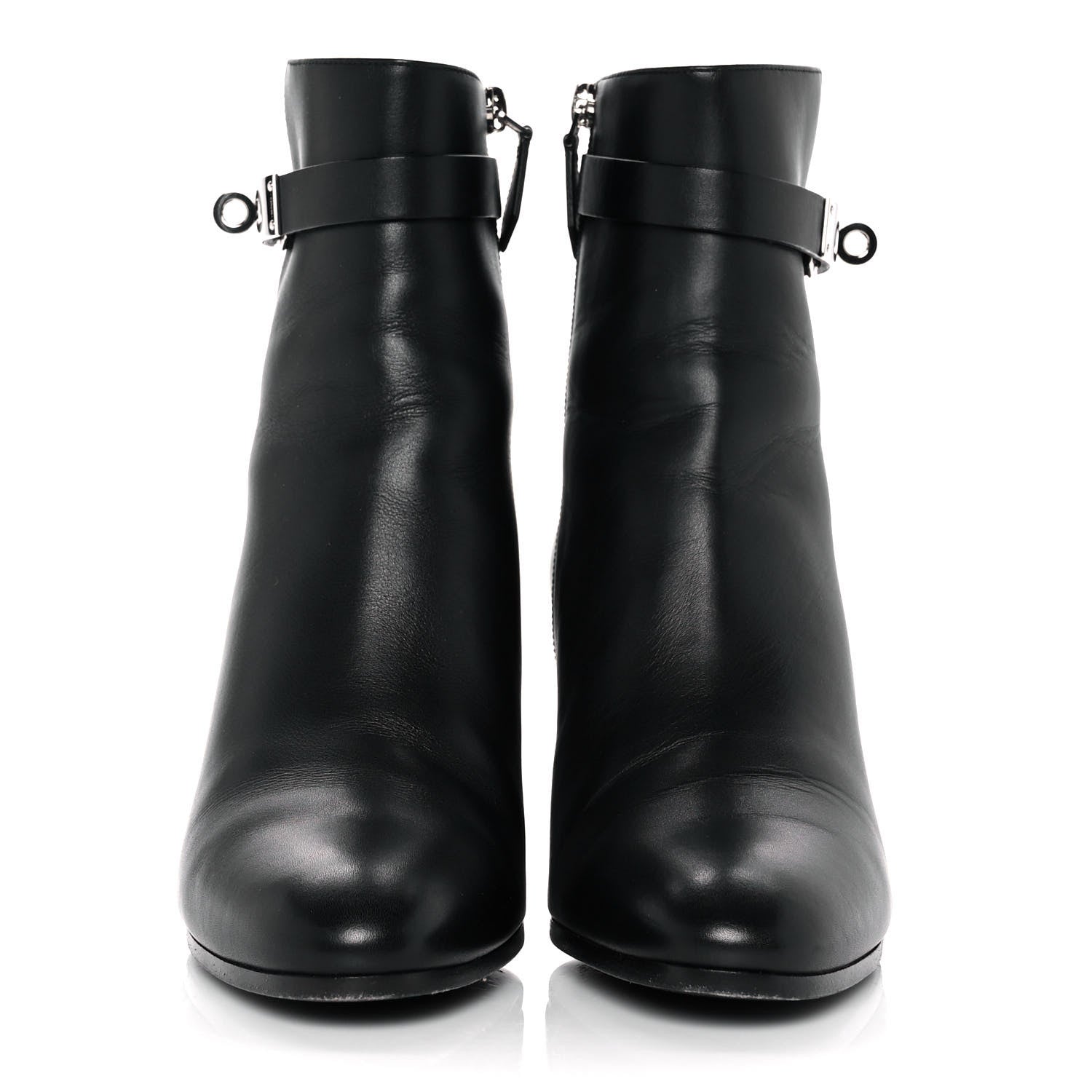 Hermes Calfskin Saint Germain Ankle Boots 37 Black 2 of 8