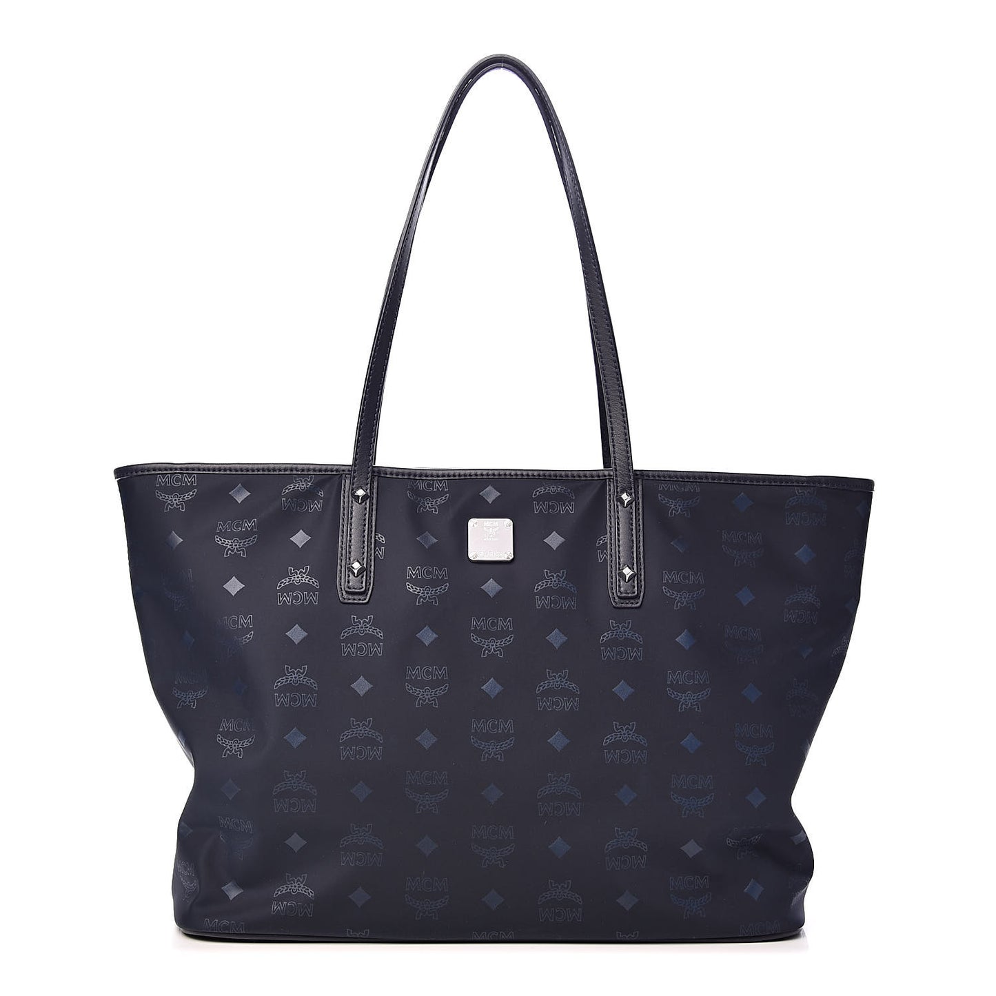Nylon Monogram Medium Dieter Shopper Tote Navy