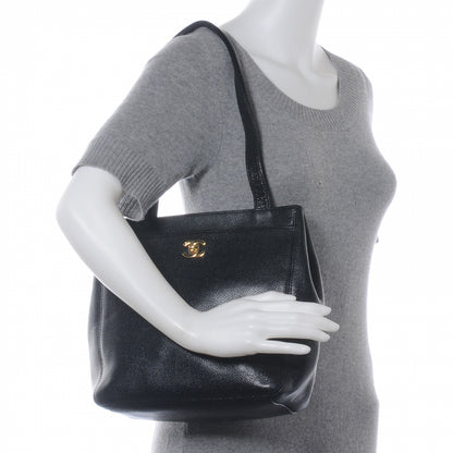Chanel Caviar CC Shoulder Bag Black 2 of 7