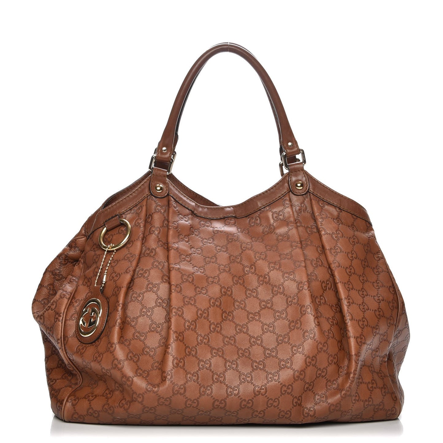 Guccissima Large Sukey Tote Bronze