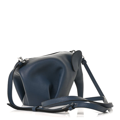 Loewe Calfskin Mini Elephant Crossbody Bag Steel Blue 2 of 7