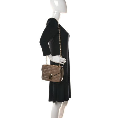Celine Calfskin Quilted Medium C Bag Camel 2 of 10