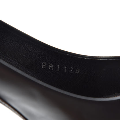 Louis Vuitton Calfskin Monogram Matchmake Pumps 37.5 Black 10 of 10
