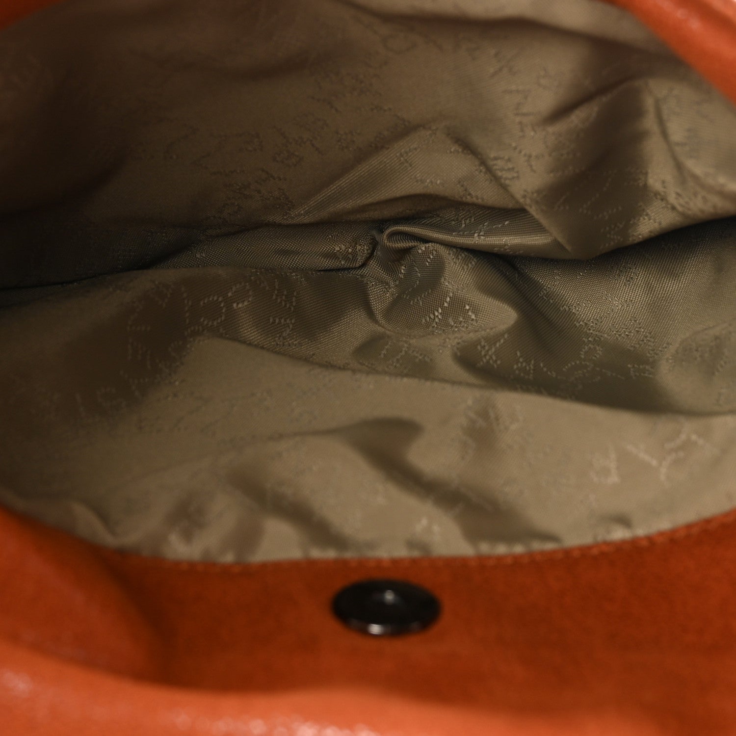 Stella McCartney Shaggy Deer Falabella Fold Over Clutch Brandy 5 of 8