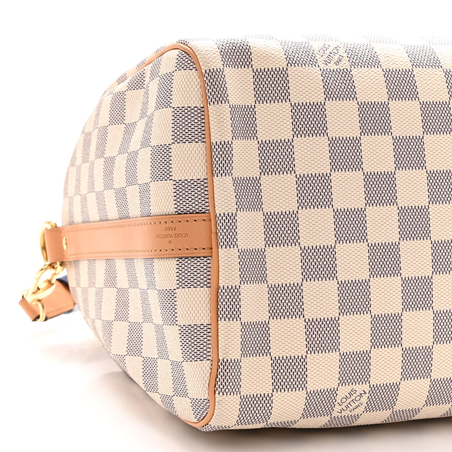 Louis Vuitton Damier Azur Braided Speedy Bandouliere 30 Blue 8 of 9