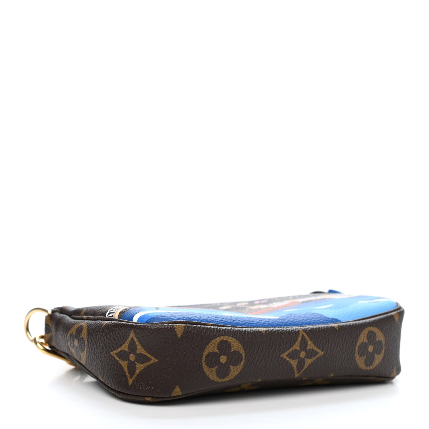 Monogram 2019 Christmas Animation Mini Venice Pochette Accessories Blue