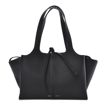 Celine Baby Grained Calfskin Medium Tri-Fold Bag Black 1 of 8