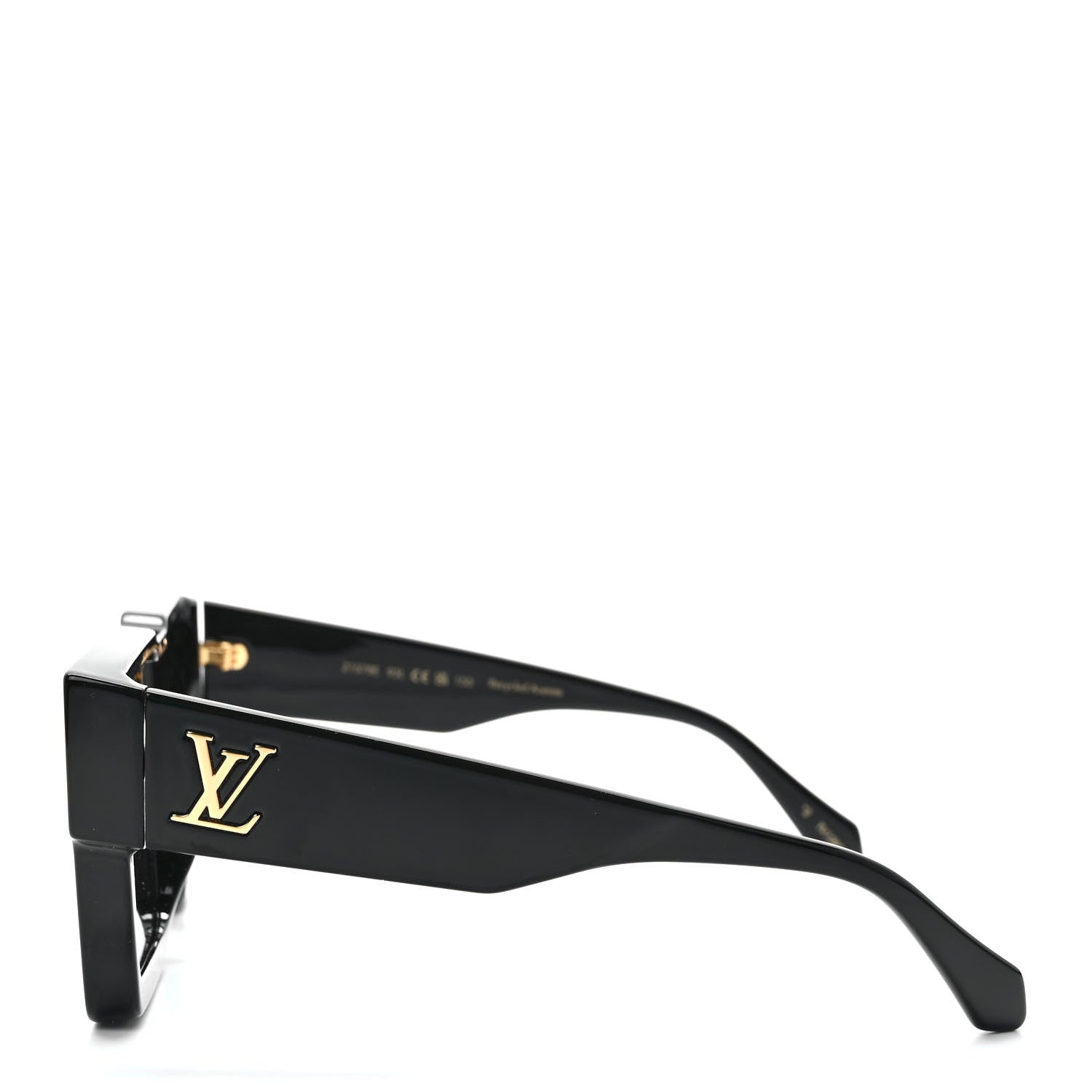 Louis Vuitton Acetate Swarovski Crystal Cyclone Sunglasses Z1578W Black 3 of 8
