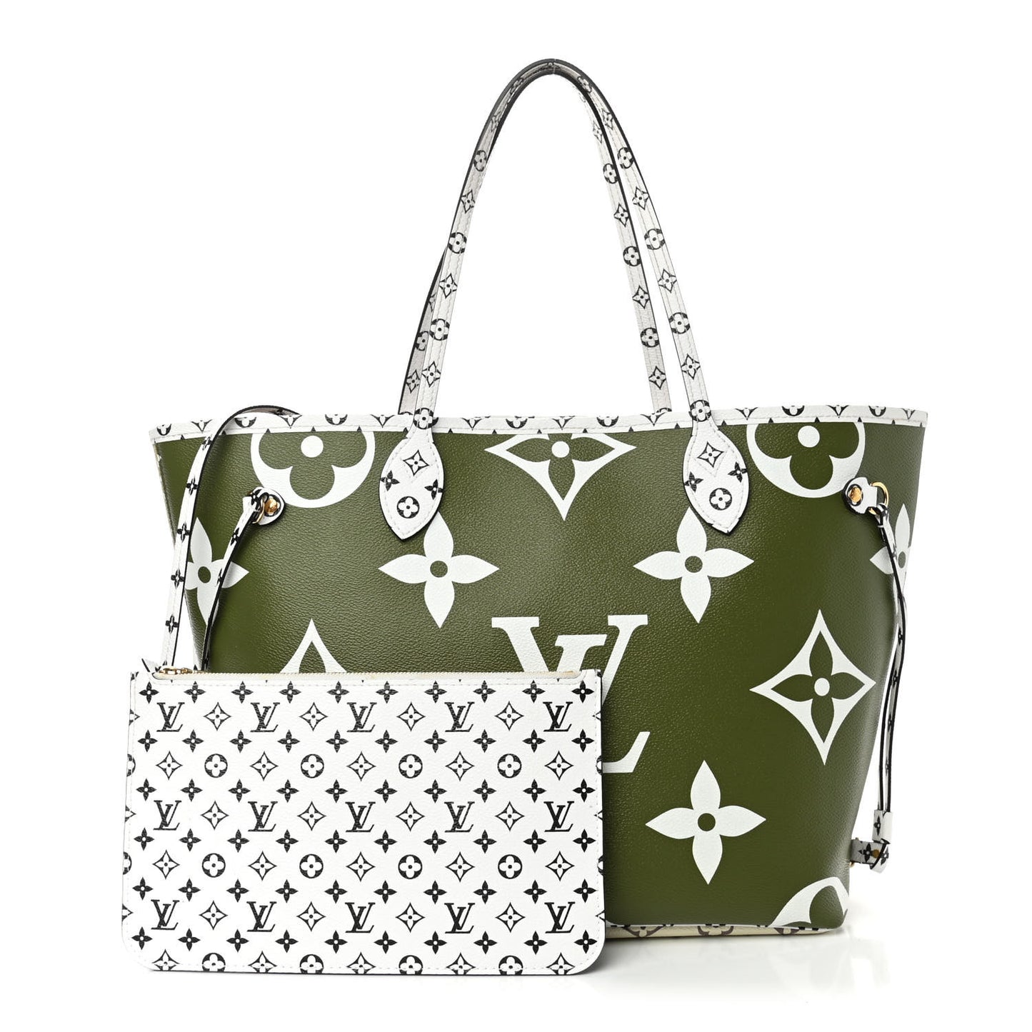 Monogram Giant Neverfull MM Kaki