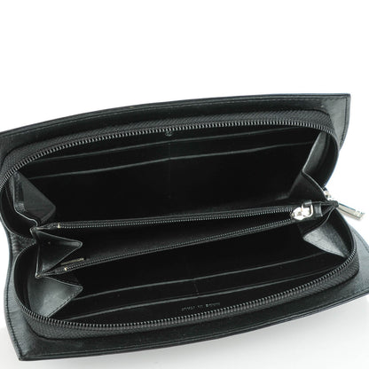 Chanel Patent Large CC Compact Zip Gusset Wallet Black 5 of 8