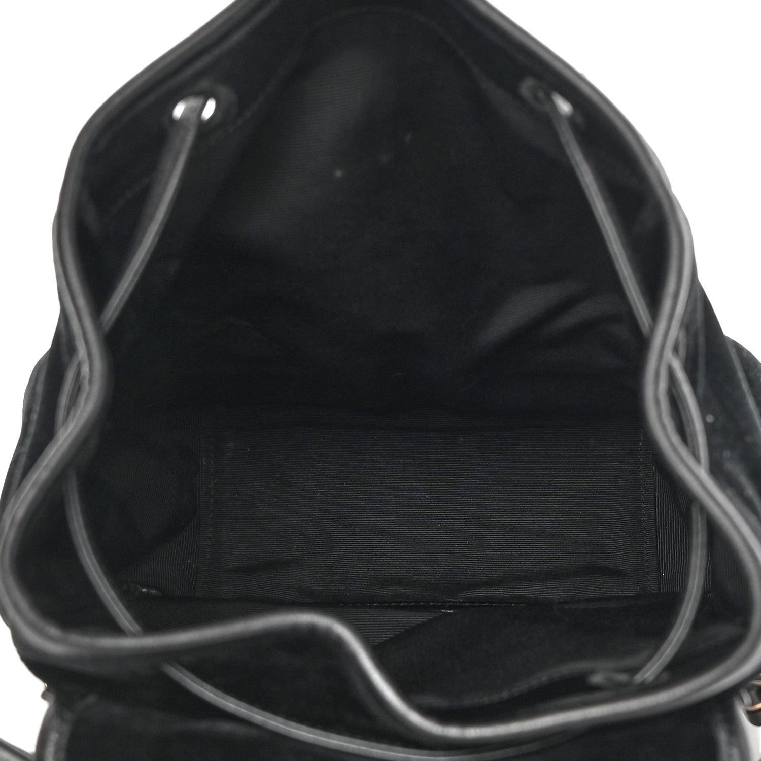 Saint Laurent Velvet Calfskin Small Festival Backpack Black 3 of 13