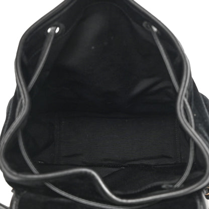 Saint Laurent Velvet Calfskin Small Festival Backpack Black 3 of 13