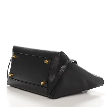 Celine Drummed Calfskin Mini Belt Bag Black 7 of 11