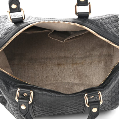 Gucci Microguccissima Medium Boston Black 4 of 10