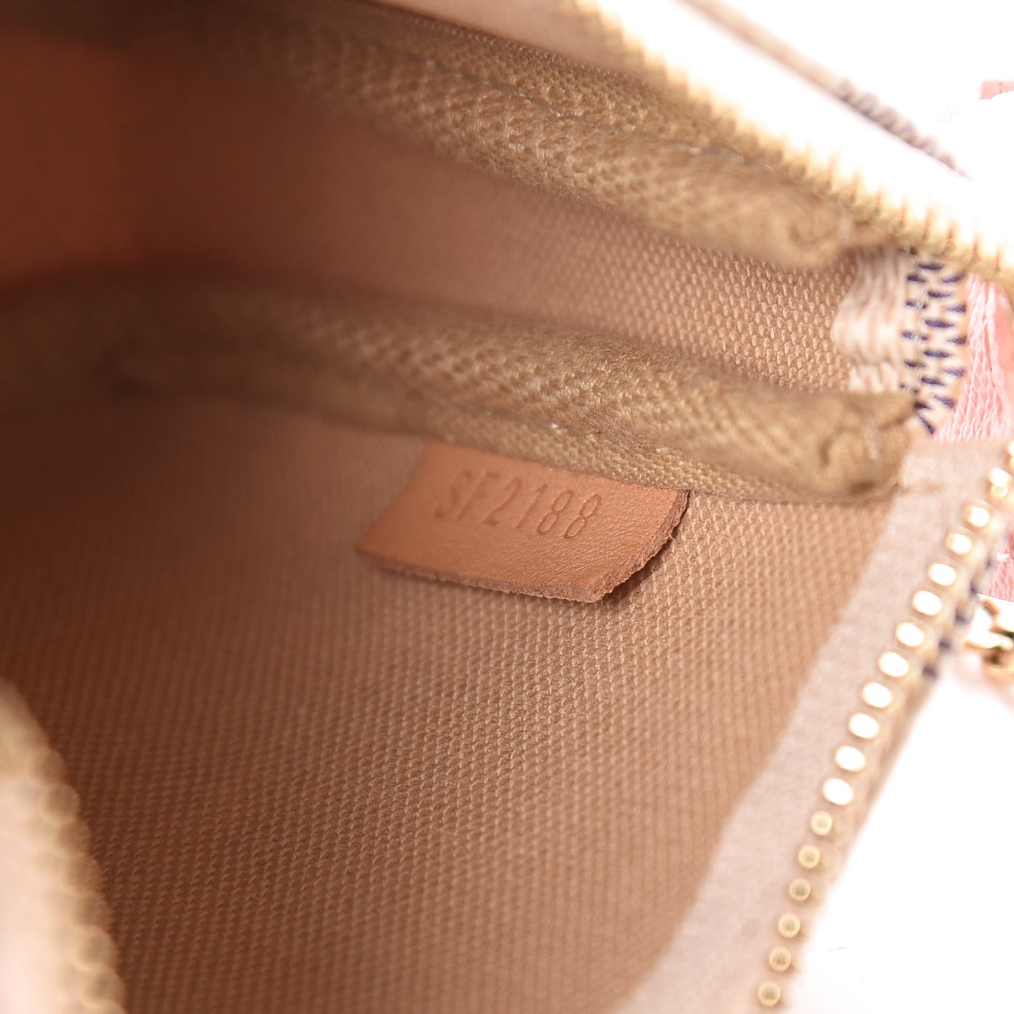 Damier Azur 2018 Christmas Animation Mini Pochette Accessories