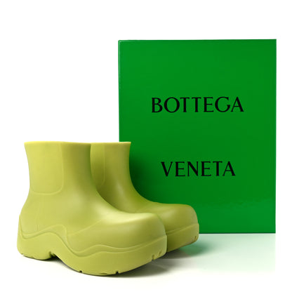 Bottega Veneta Rubber Puddle Ankle Boots 37 Kiwi 10 of 10