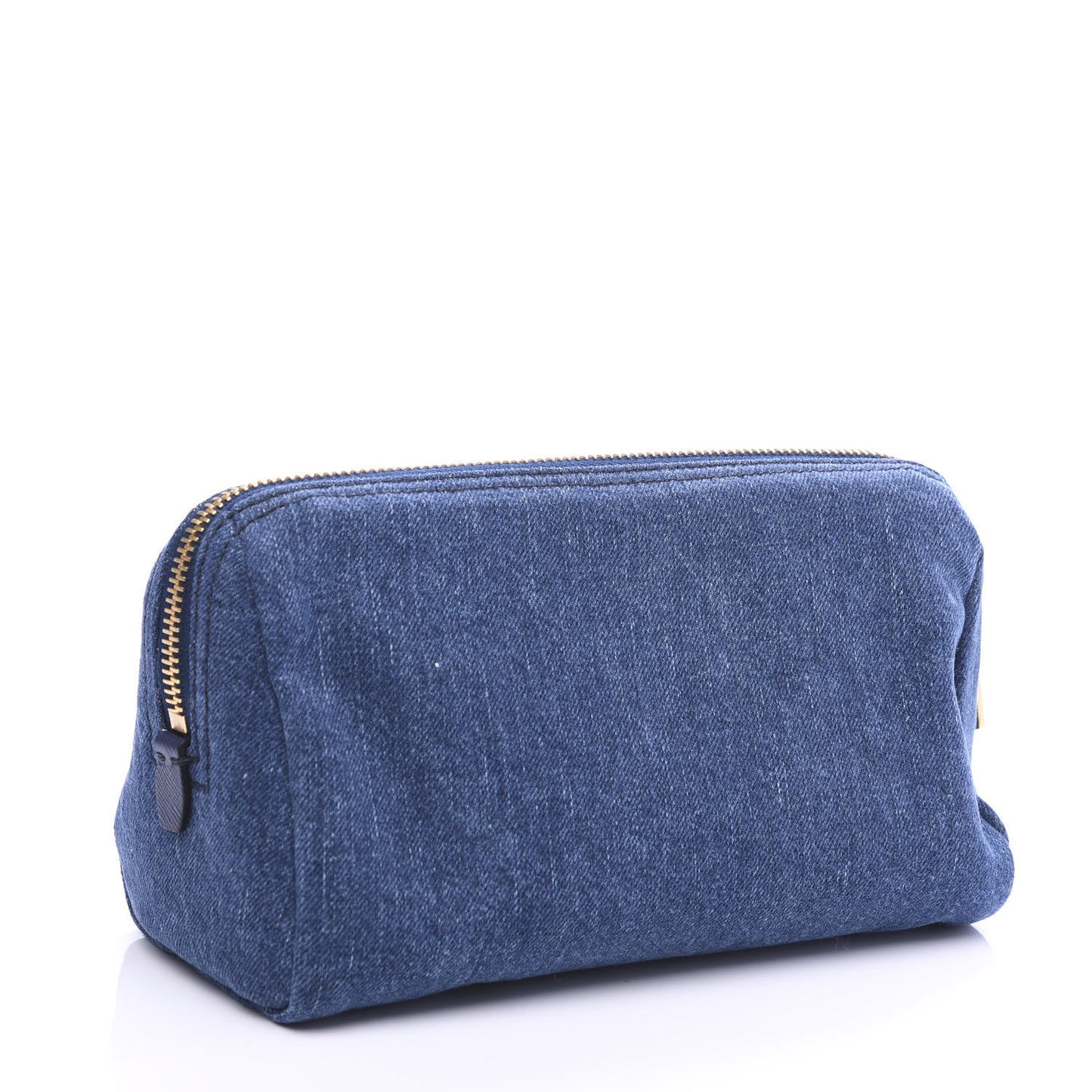 Denim Cosmetic Pouch Bleu