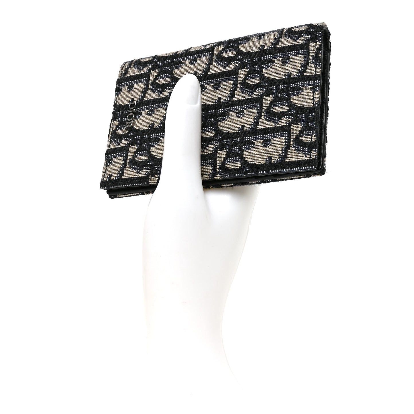 Oblique Bi-Fold Card Holder Blue
