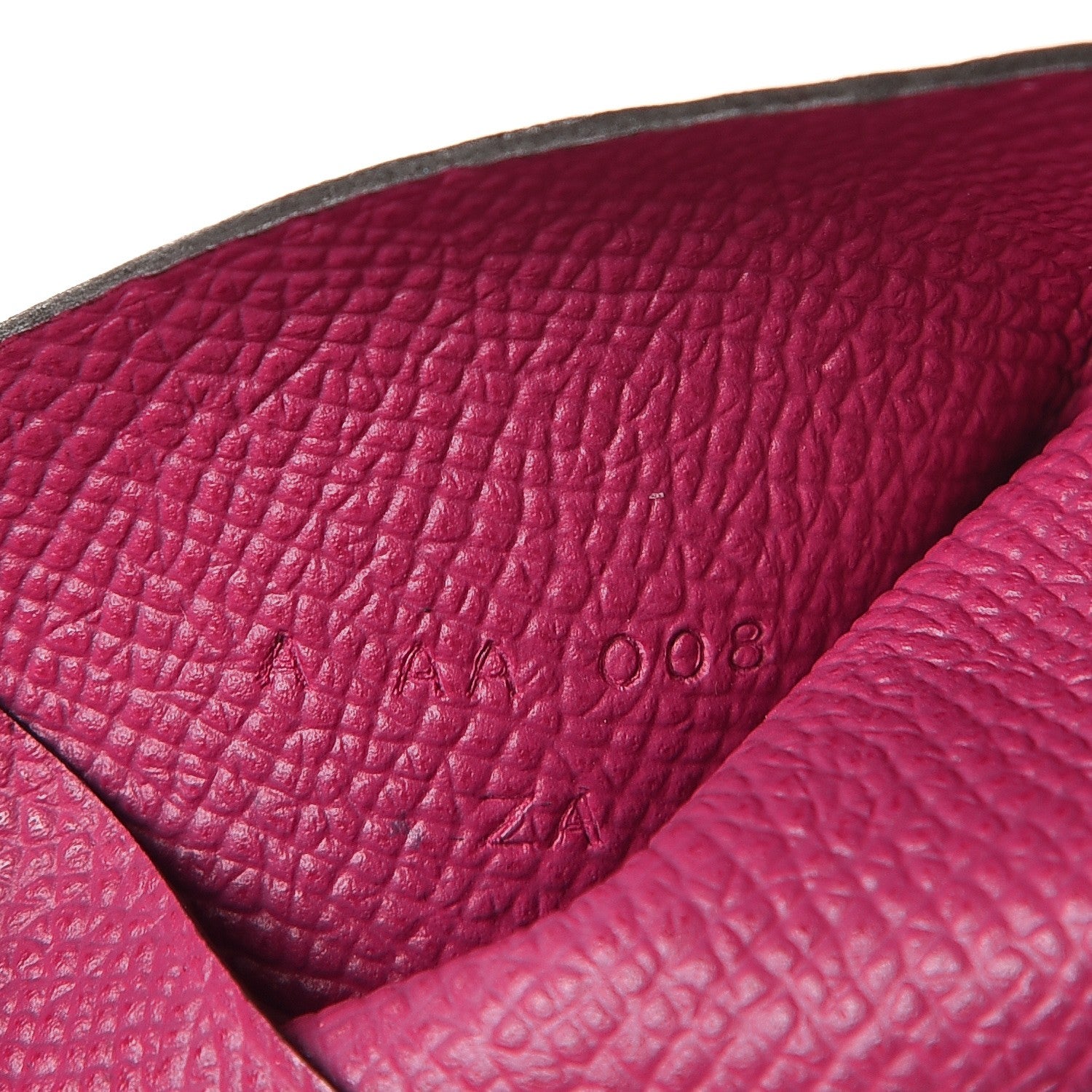 Hermes Epsom Calvi Card Case Rose Pourpre 7 of 8