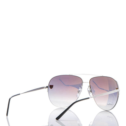 Cartier Panthere De Aviator Sunglasses Silver 4 of 8