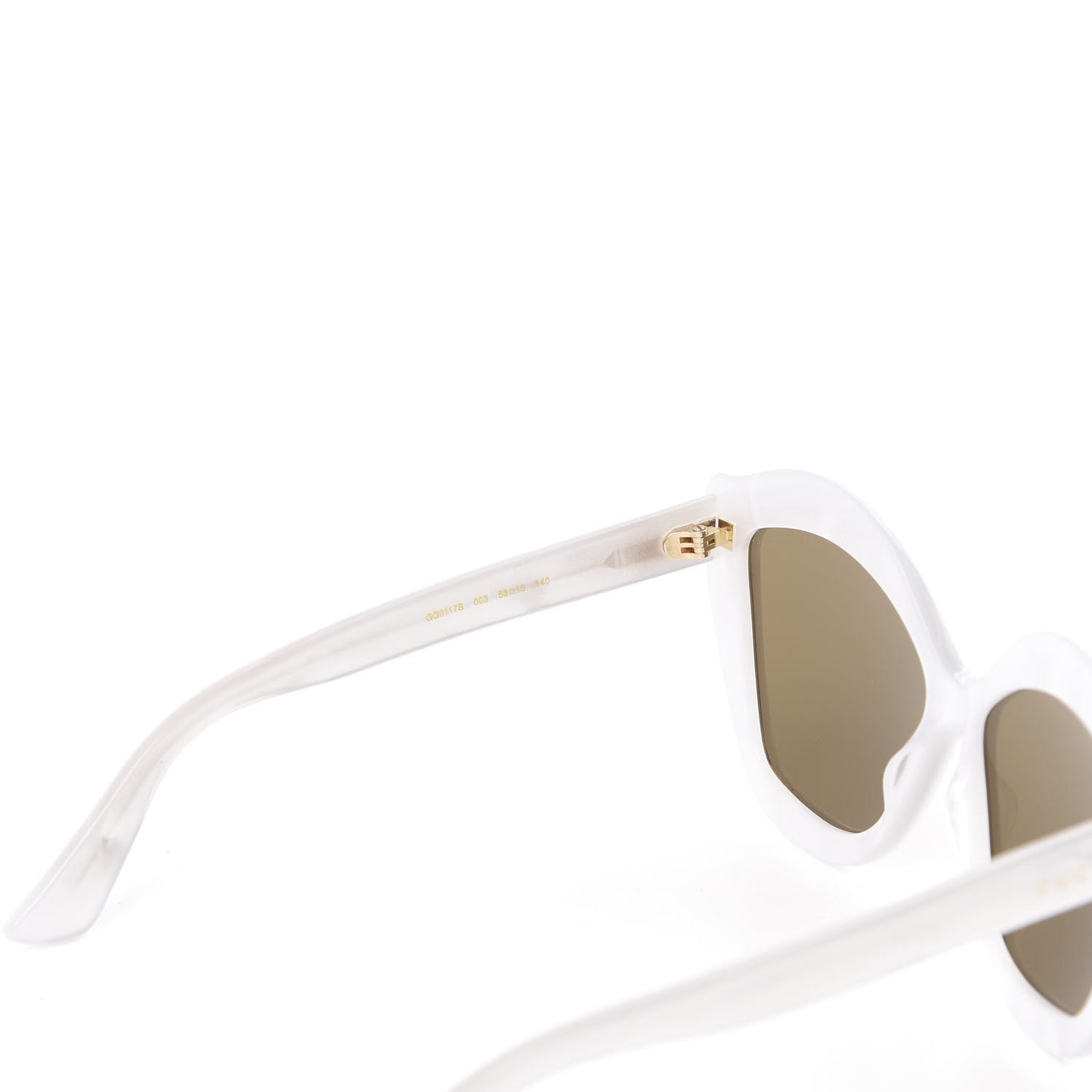 Cat Eye GG0117S Sunglasses White