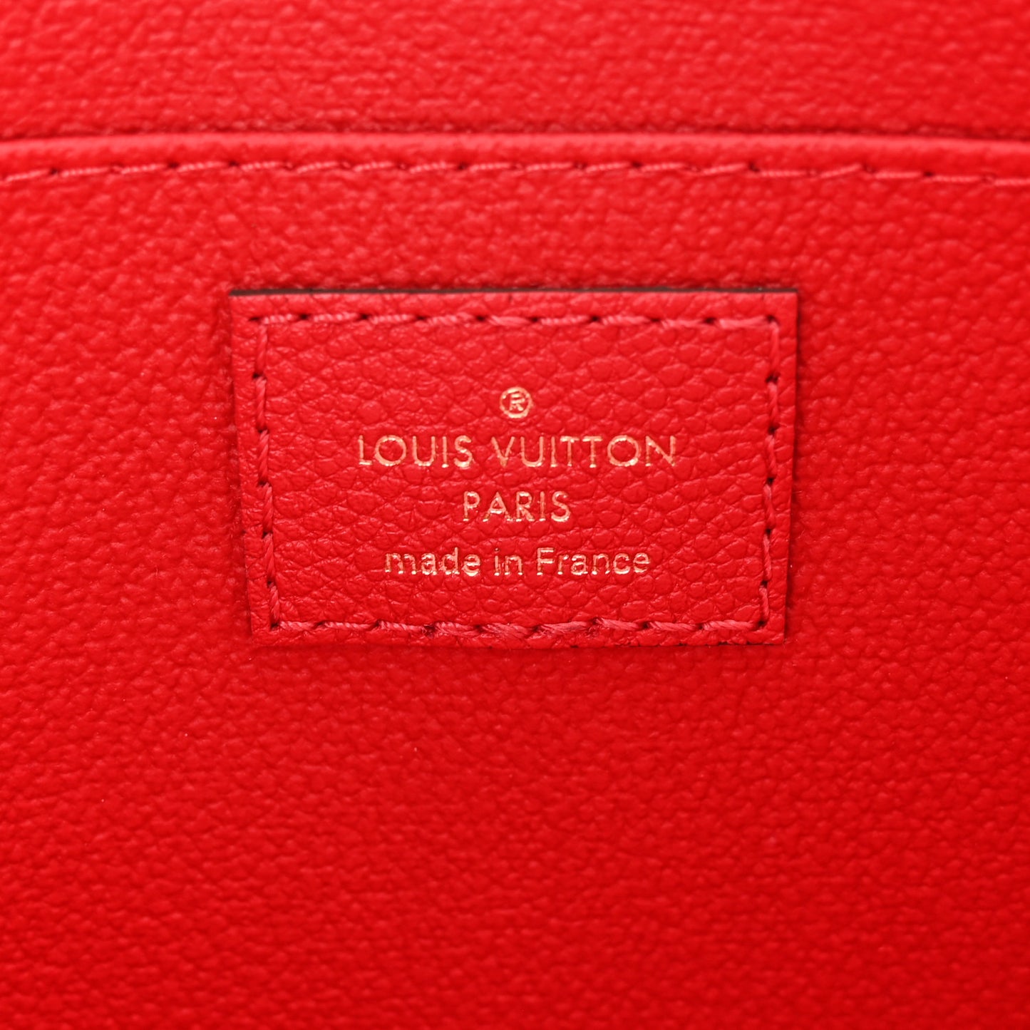 Empreinte Monogram Toiletry Pouch 26 Scarlet