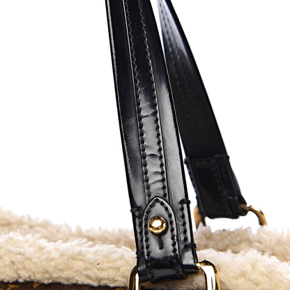 Louis Vuitton Patent Monogram Shearling Sac Thunder 9 of 18