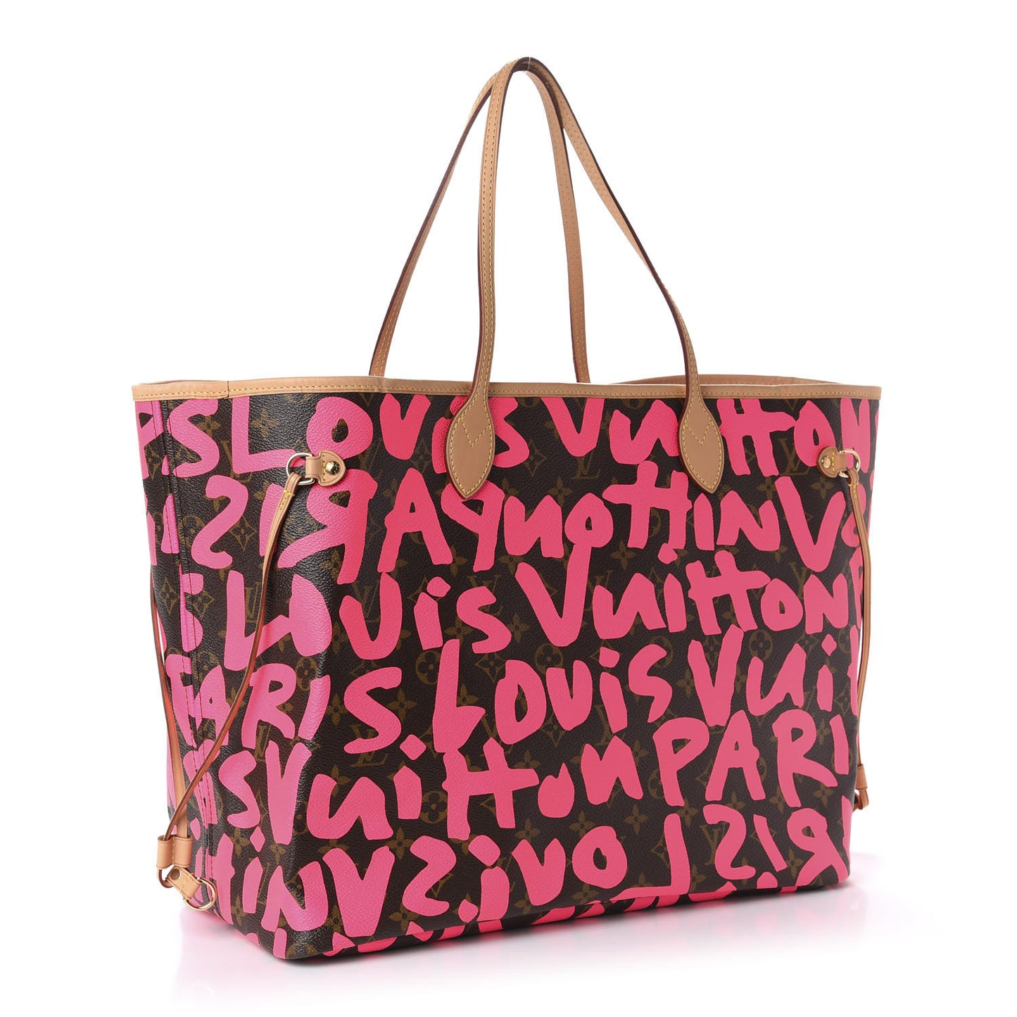 Monogram Graffiti Neverfull GM Fuchsia