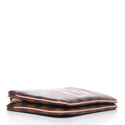 Louis Vuitton Damier Ebene Double Zip Pochette 4 of 10