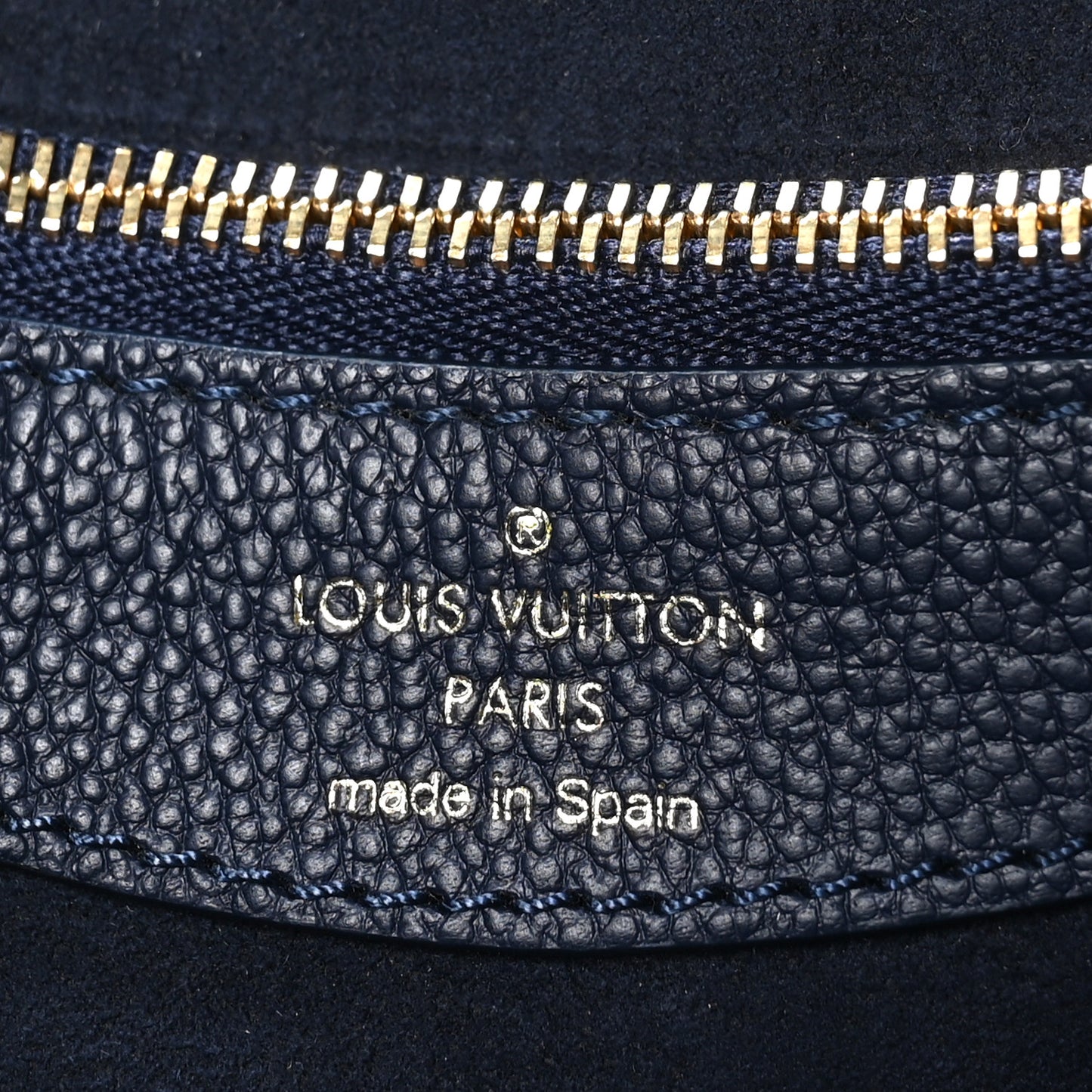 Empreinte Giant Monogram Diane Navy Creme