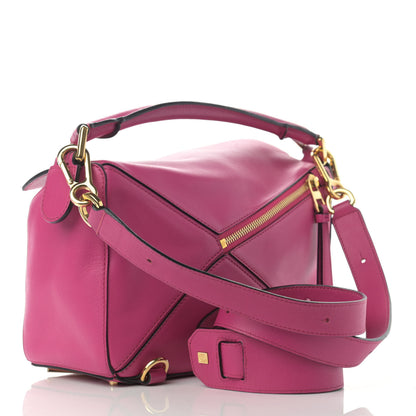 Loewe Calfskin Small Puzzle Bag Fuchsia 3 of 10