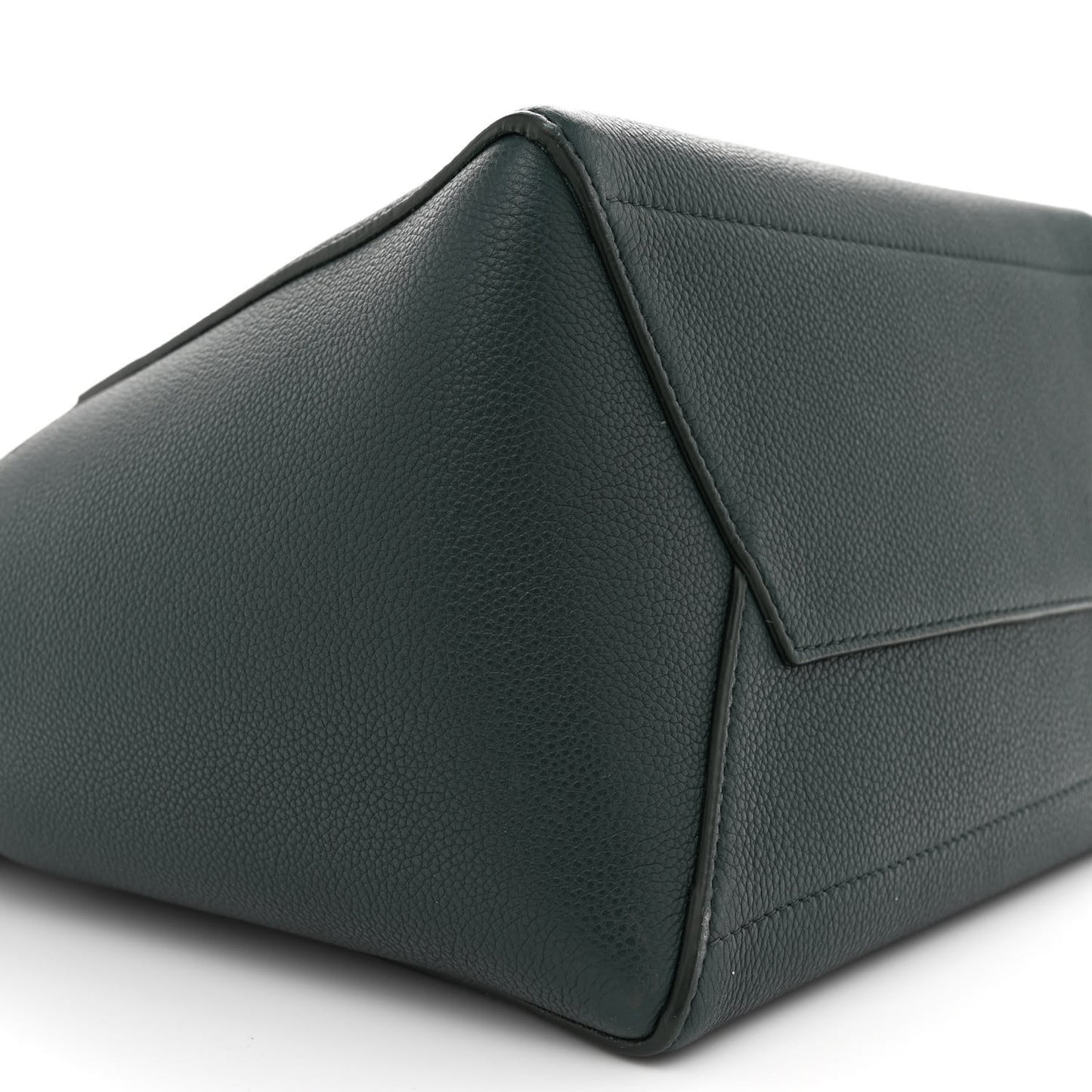 Soft Grained Calfskin Sangle Bucket Bag Amazone