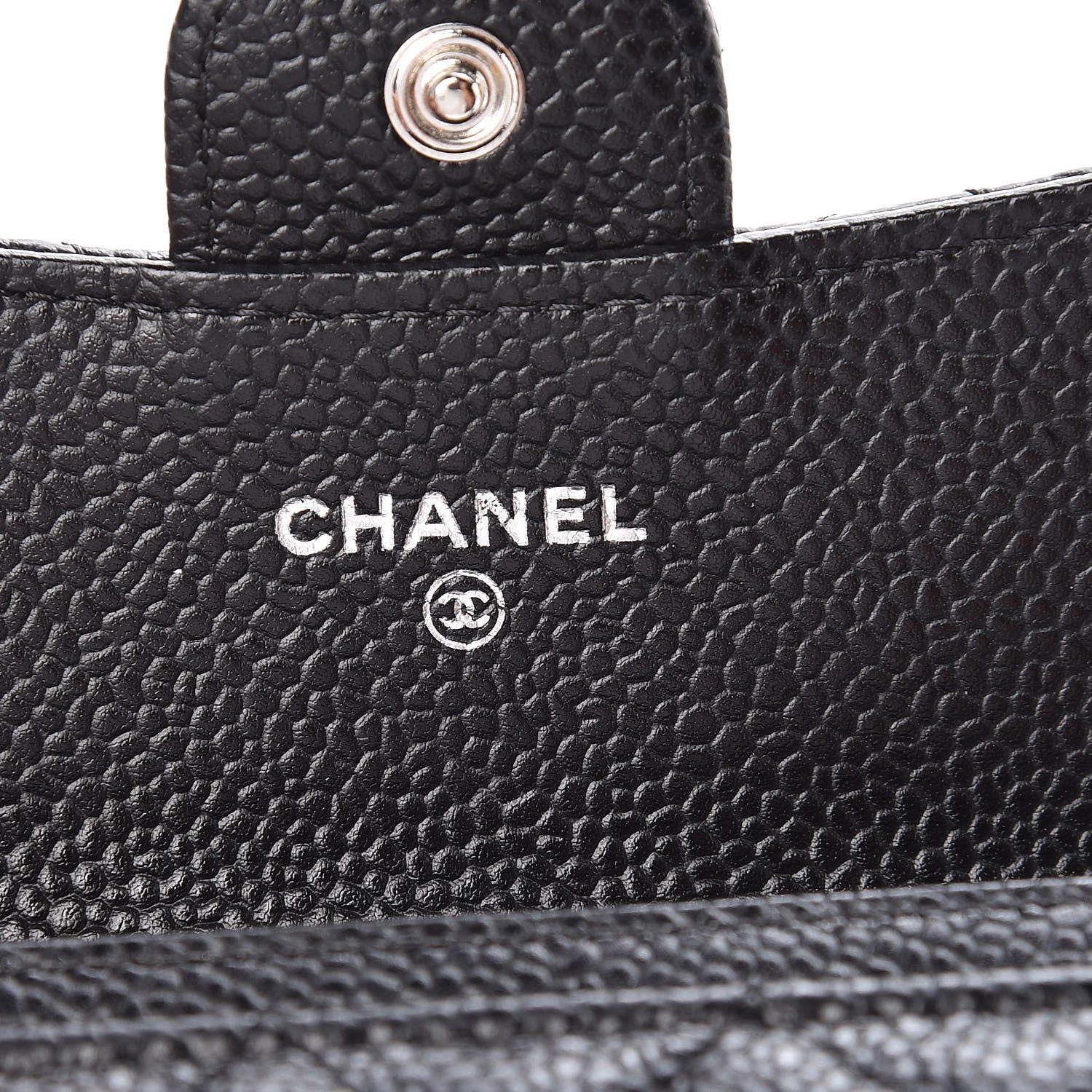 Chanel Caviar Quilted Flap Card Holder Black 6 of 9