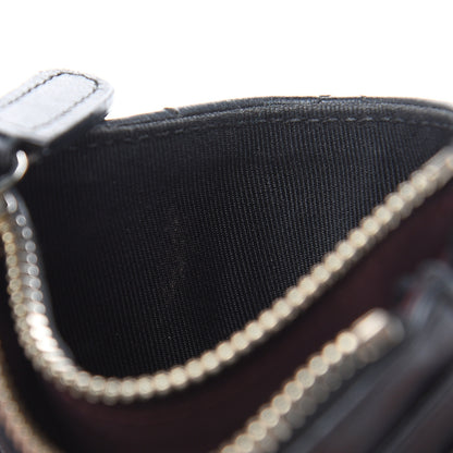 Chanel Lambskin Quilted Zip Card Holder Black 7 of 14