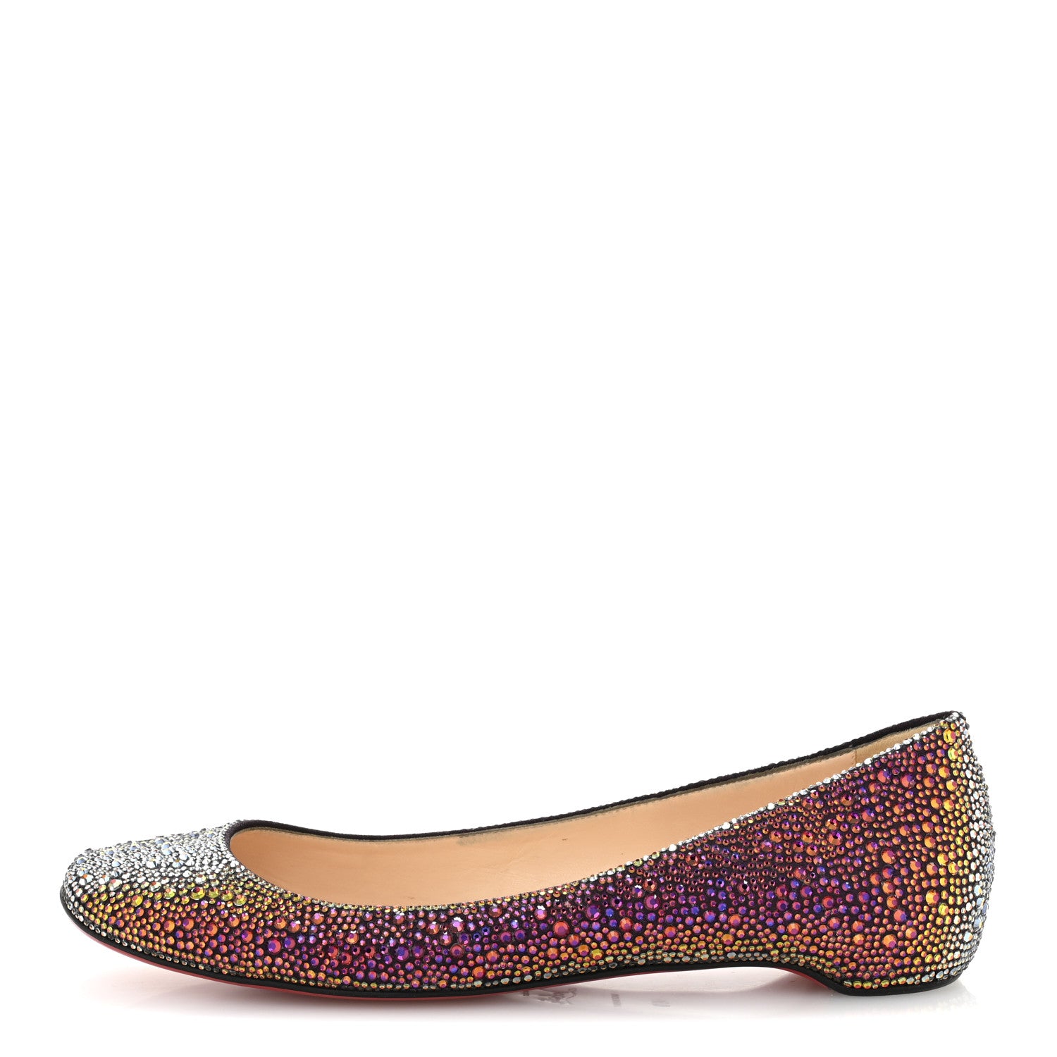 Christian Louboutin Suede Burma Strass Gozul Flats 40 Multicolor 1 of 9
