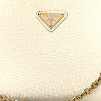Prada Saffiano Re-Edition 2005 Shoulder Bag White 7 of 12