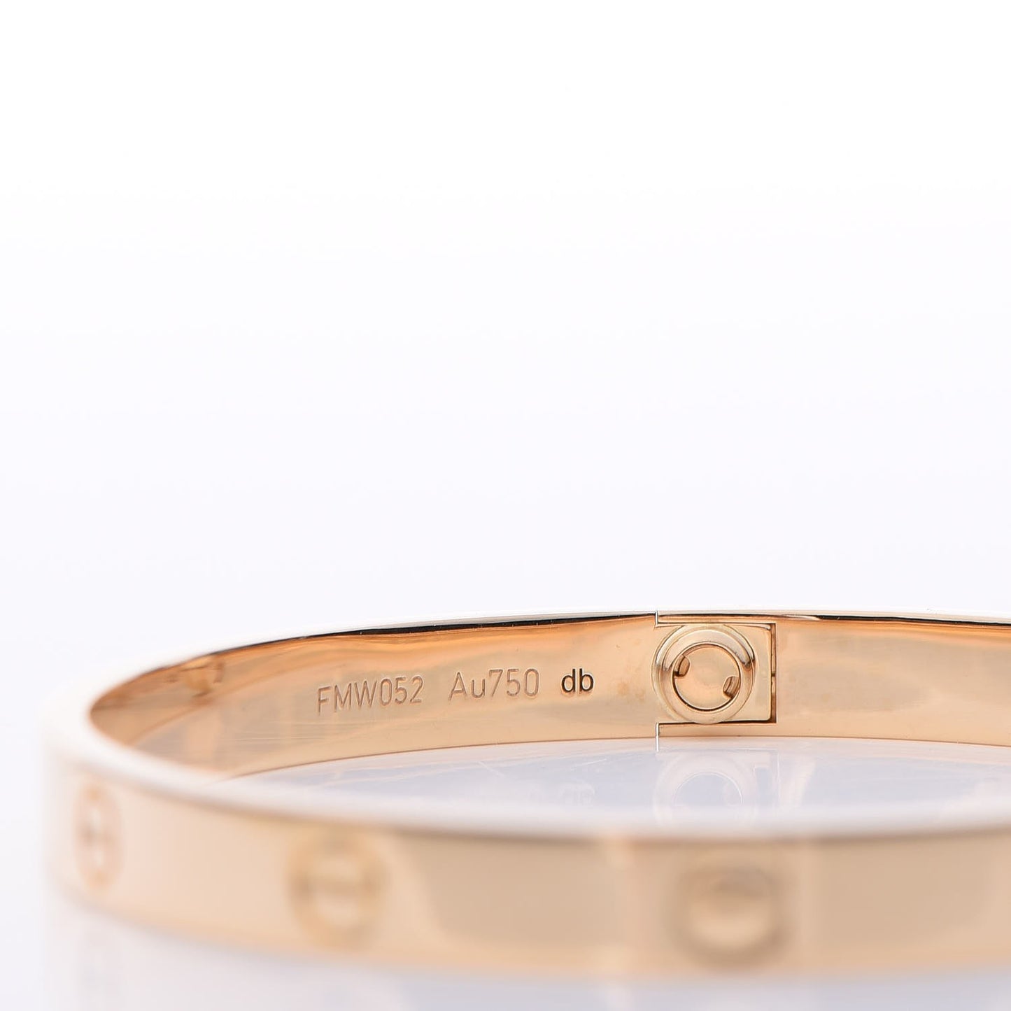 18K Yellow Gold LOVE Bracelet 19