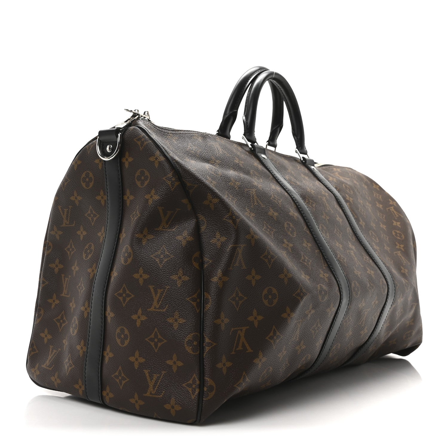 Louis Vuitton Monogram Macassar Keepall Bandouliere 55 2 of 8