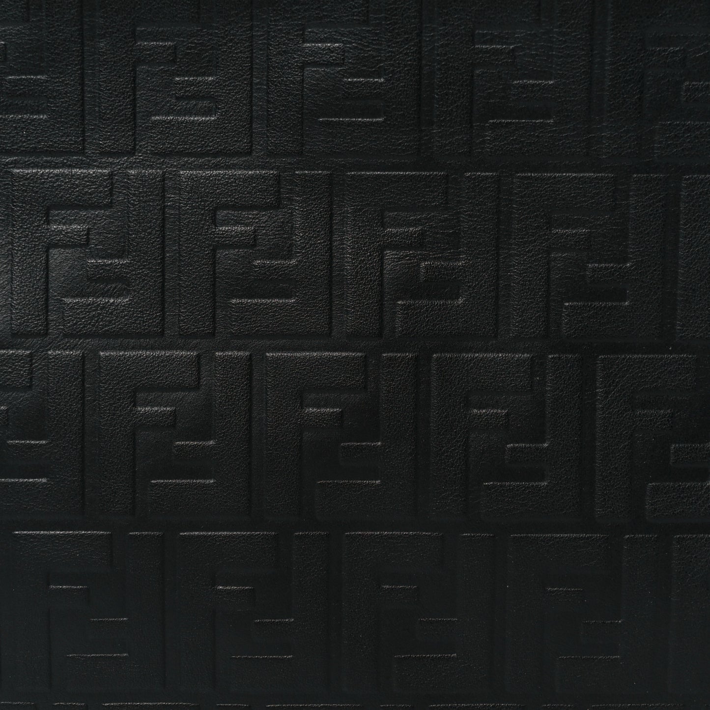 Vitello Grace FF 1974 Embossed Pouch Black