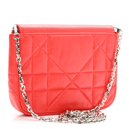 Christian Dior Lambskin Miss Dior Promenade Pouch Red 3 of 13