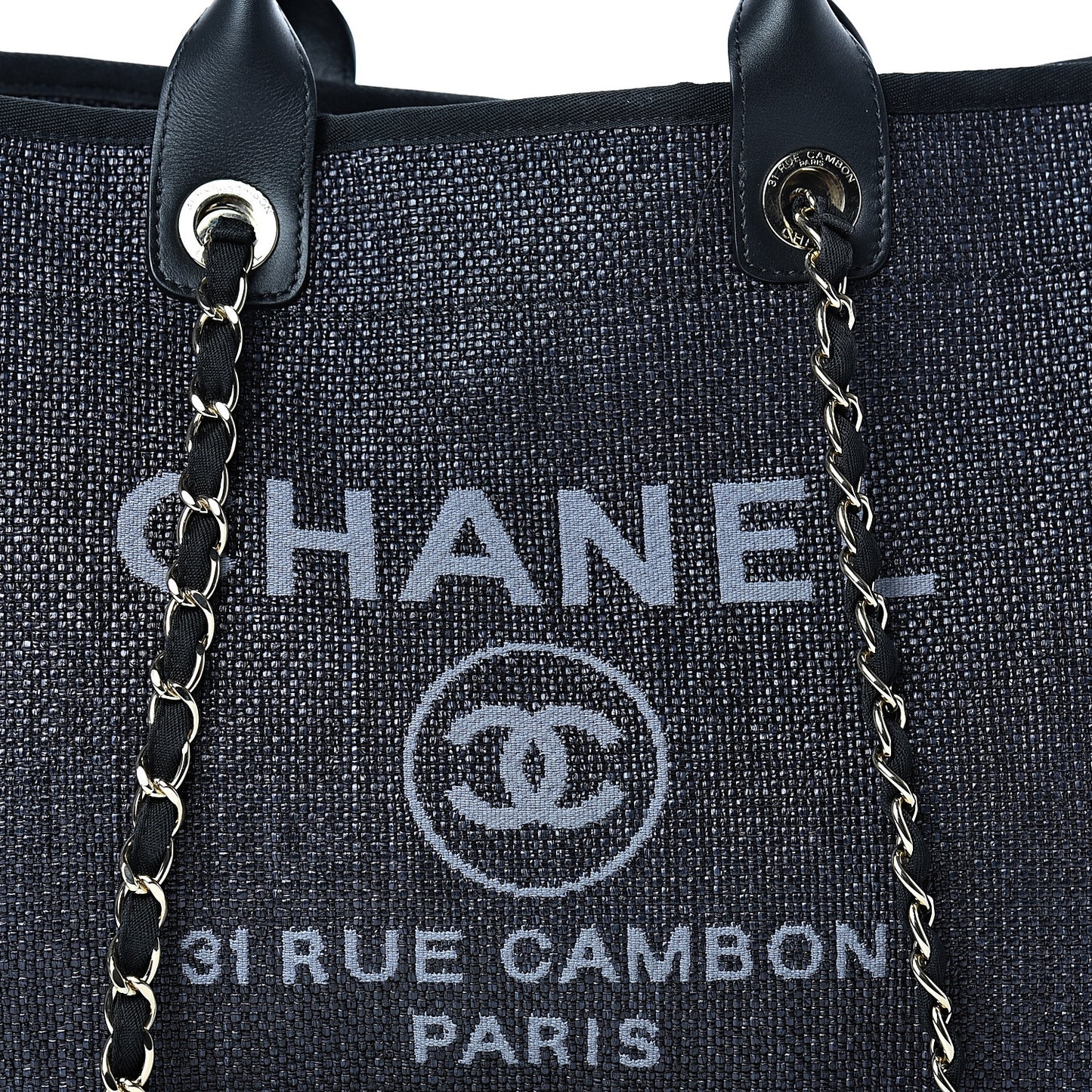 Canvas Medium Deauville Tote Grey