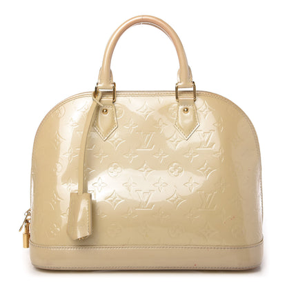 Louis Vuitton Vernis Alma PM Blanc Corail 1 of 12
