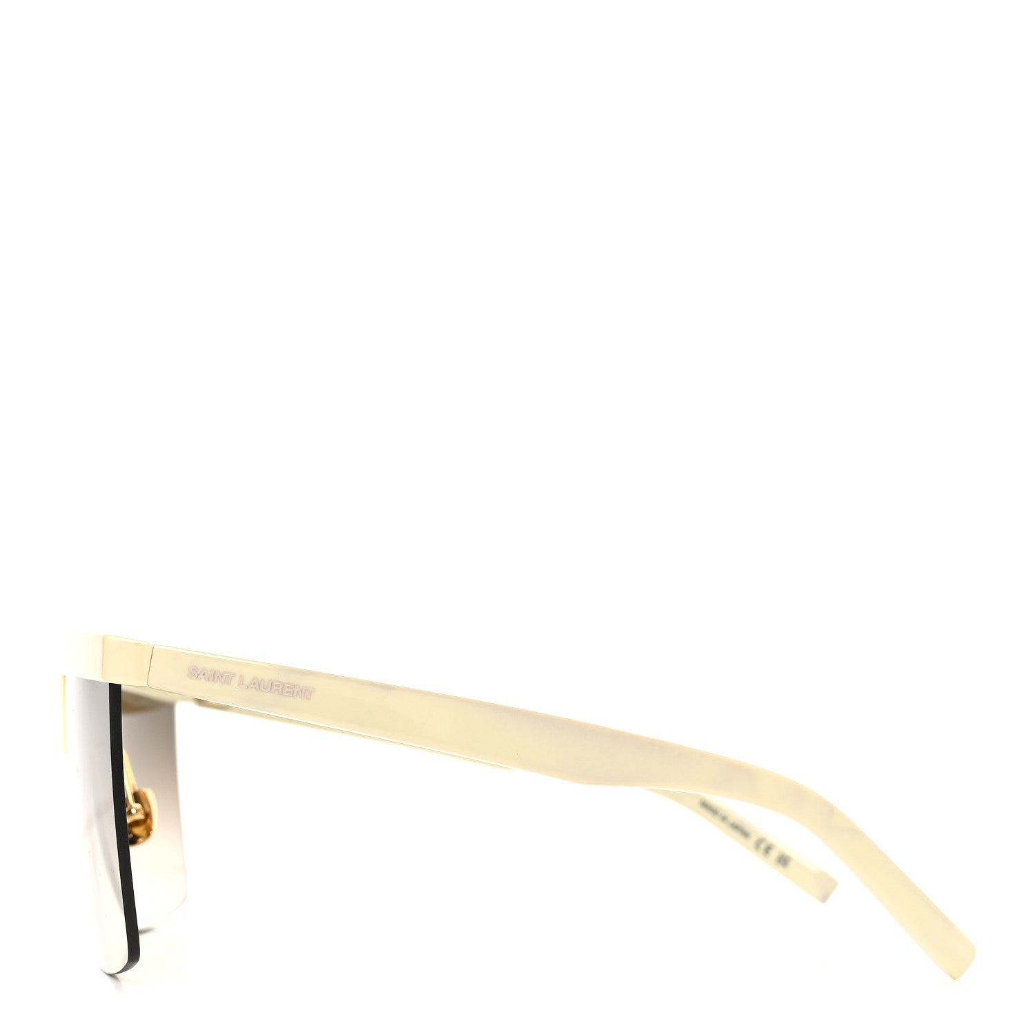 Saint Laurent SL 537 Mask Sunglasses White 3 of 7
